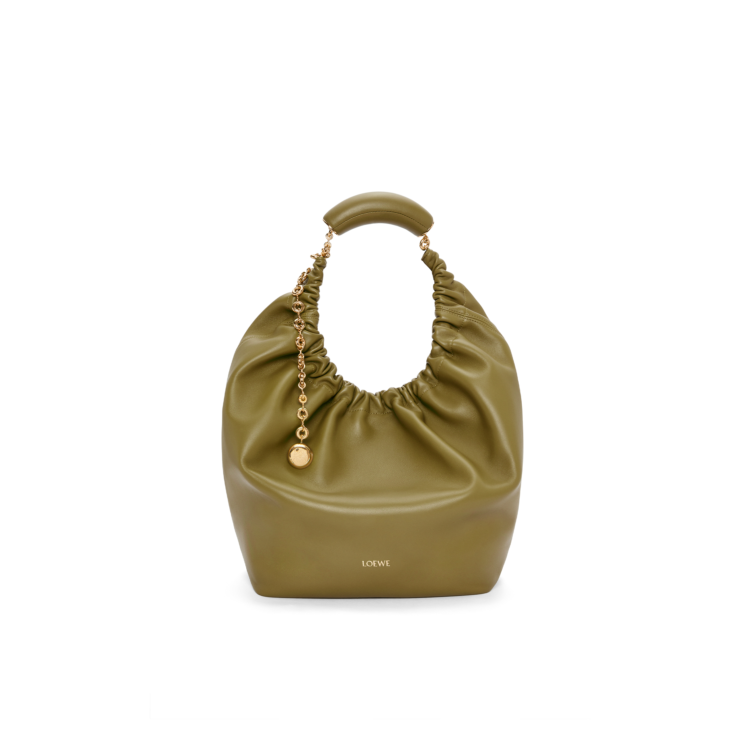 LOEWE MEDIUM SQUEEZE BAG IN MELLOW NAPPA LAMBSKIN A914Q37X01 (34*33*13.5cm)